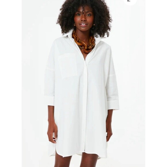 NWT Tuckernuck Pomander Place White Anne Coverup Dress Size XXL - Picture 1 of 13